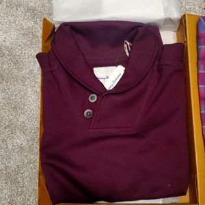 tommy Bahama rum berry long sleeve never worn